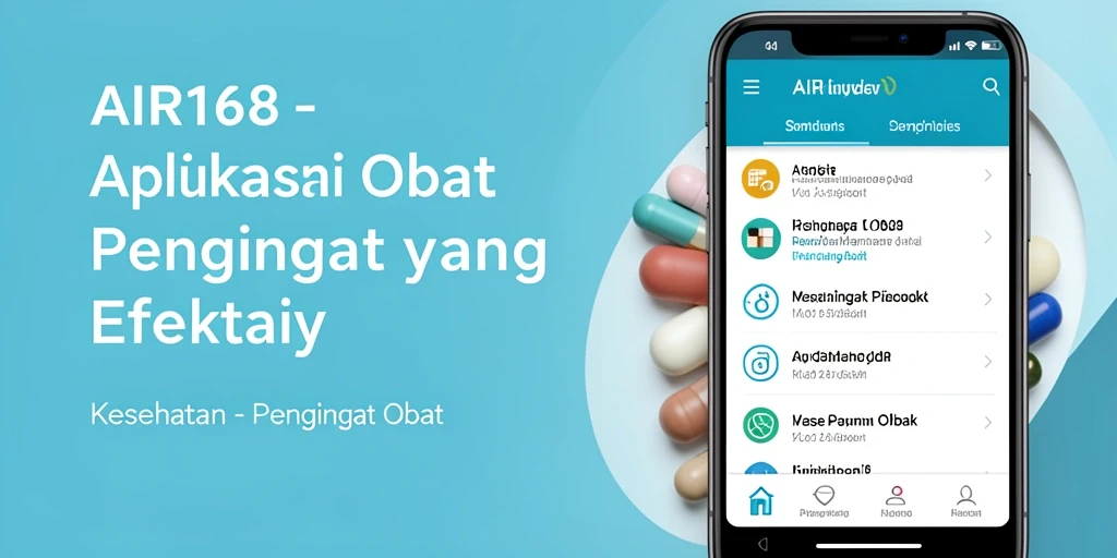 Antarmuka aplikasi AIR168 yang sederhana dan mudah digunakan.