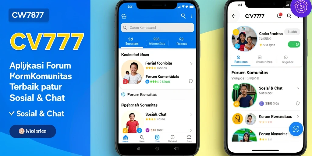 Antarmuka modern CV777 untuk Forum Komunitas yang interaktif.
