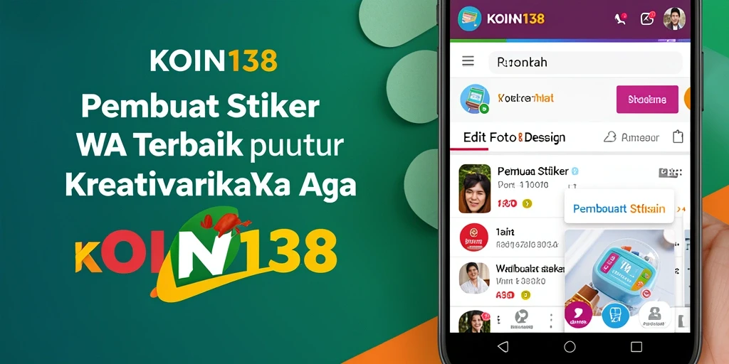 Antarmuka KOIN138 yang inovatif untuk pembuat stiker WA.